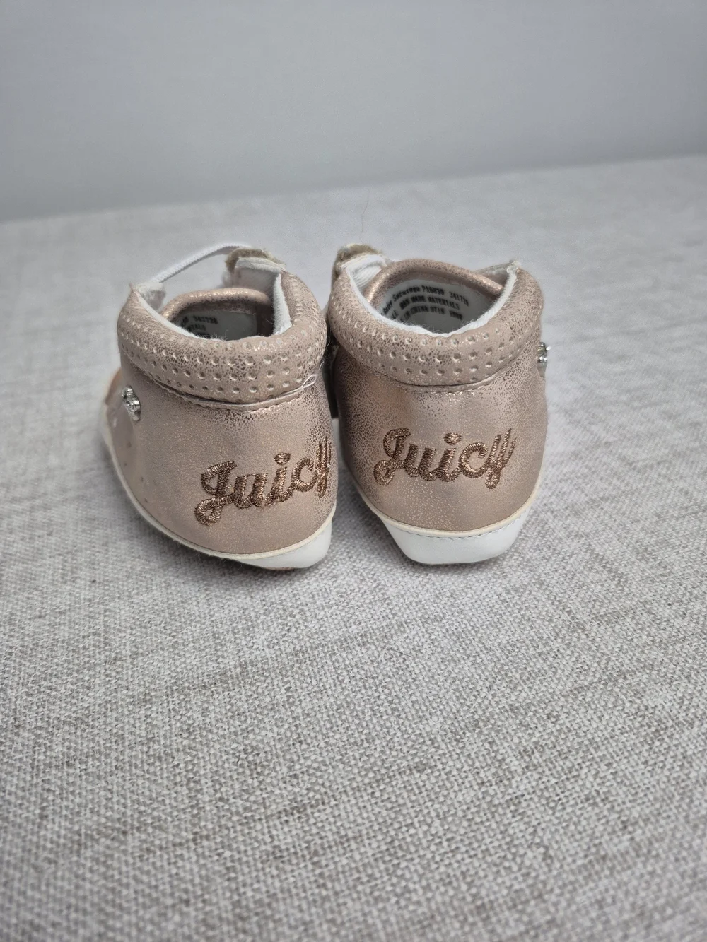 Baby Walker Metallic Rose High-Top Sneakers